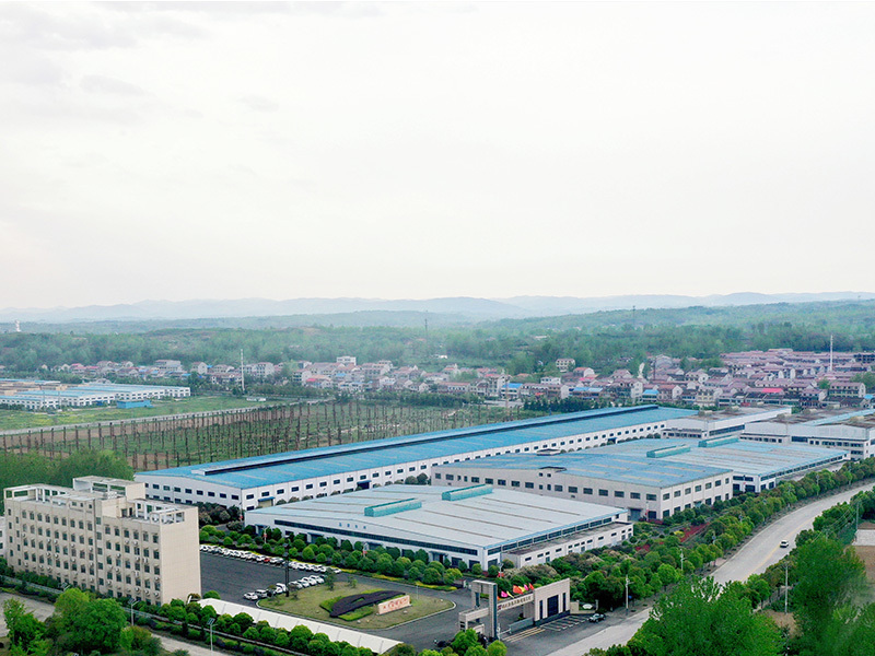 Aerial photo of the factory